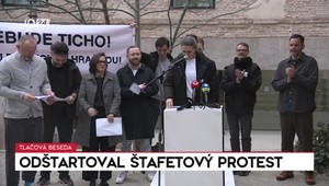 Tlačová beseda: Odštartoval štafetový protest