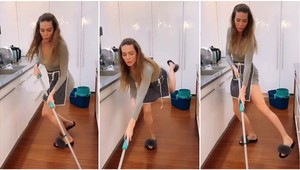 Andrea Verešová upratovacím videom baví národ: To je ale TRAPAS, odkazujú fanúšikovia!