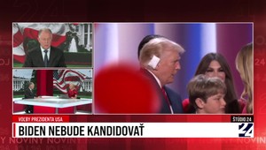 Štúdio 24 o odstúpení prezidenta Bidena z volieb