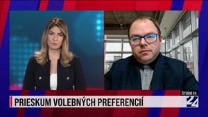Štúdio 24: Prieskum volebných preferencií