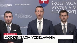 Tlačová beseda ministra školstva k modernizácii vzdelávania