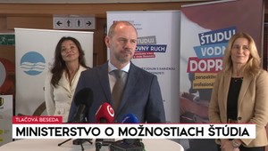 Tlačová beseda: Ministerstvo o možnostiach štúdia