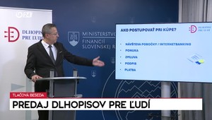 Tlačová beseda ministra financií k predaju dlhopisov pre ľudí