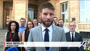 Tlačová beseda strany Progresívne Slovensko k výročiu okupácie Československa