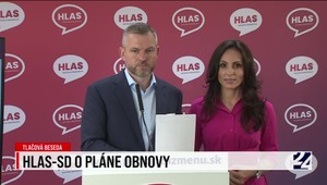 Tlačová beseda strany Hlas-SD o pláne obnovy