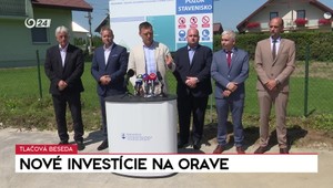 Tlačová beseda ministra Tarabu: Nové investície na Orave
