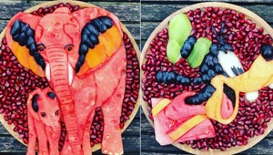 Chcete, aby aj vaše deti jedli radi ovocie a zeleninu? S takýmto pestrým tanierom to bude hračka!