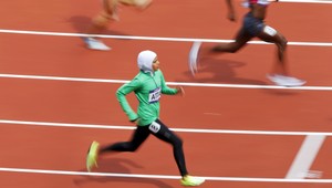 Moslimka Sarah Attar (19). Posledná a predsa prvá!