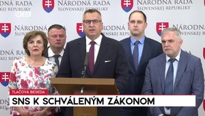 Tlačová beseda: SNS k schváleným zákonom