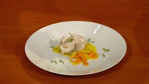 Filety zo zubáča so zeleninou