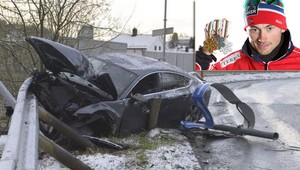 Northug vyšiel s pravdou von. Šoféroval opitý, auto rozbil on