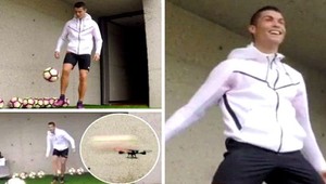 Cristiano Ronaldo prijal ďalšiu výzvu. Zapoľoval si na drony