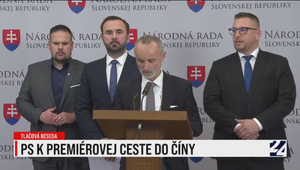Tlačová beseda strany PS k premiérovej ceste do Číny