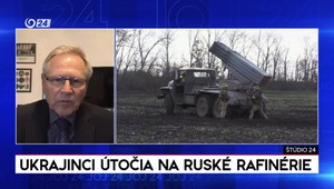 Štúdio 24: Ukrajinci útočia na ruské rafinérie