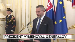 Tlačová beseda prezidenta Pellegriniho k vymenovaniu generálov