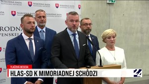 Tlačová beseda strany Hlas-SD k mimoriadnej schôdzi parlamentu