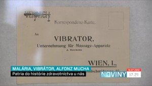 Malária, vibrátor a Alfons Mucha