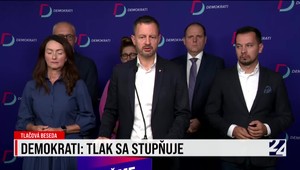 Tlačová beseda strany Demokrati ku stupňujúcemu sa tlaku