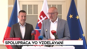 Tlačová beseda slovenského a českého ministra školstva k spolupráci vo vzdelávaní