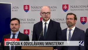 Tlačová beseda opozície k odvolávaniu ministerky zdravotníctva