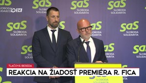 Tlačová beseda SaS: Reakcia na žiadosť premiéra Fica