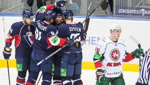 KHL: Slovan zdolal favorita z Kazane, rozhodol Vondrkov nájazd