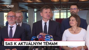 Tlačová beseda SaS k aktuálnym politickým témam