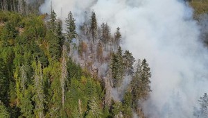 Na Horehroní sa rozhorel les, zasahujú profesionálni i dobrovoľní hasiči
