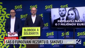 Tlačová beseda SaS o rezorte hospodárstva