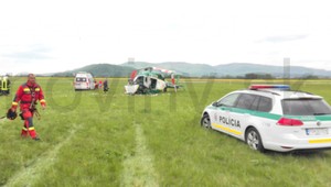 VIDEO: Pri Prešove sa zrútil policajný vrtuľník, zomreli dvaja hasiči