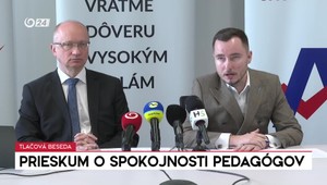 Tlačová beseda: Prieskum o spokojnosti pedagógov