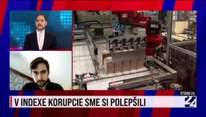 Štúdio 24 o tom, že v indexe korupcie sme si polepšili