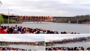 Pyrotechnikom sa podarilo s mostom vyhodiť aj telefonické spojenie