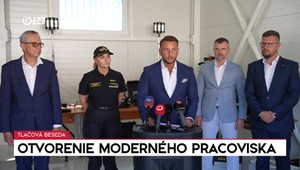 Tlačová beseda ministra Eštoka: Otvorenie moderného pracoviska