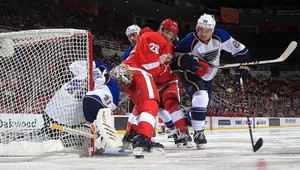 Halák vychytal výhru v Detroite, koniec série Penguins