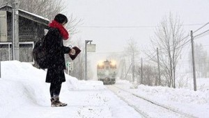 Japonské železnice jazdili len po jednu žiačku, vlak ju vozil do a zo školy
