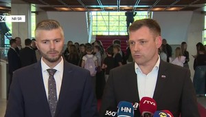 Tlačová beseda Tomáša Tarabu a Petra Slyška o budúcnosti