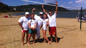 Jožo Kačmáry trénerom. Na Domaši hrali beachvolejbal