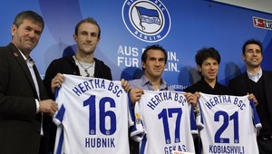 Hertha zbrojí do boja o záchranu, získala Gekasa, Kobiašviliho a Hubníka