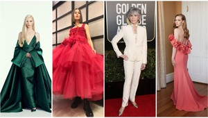 Napriek pandémii nebola o krásne outfity núdza: Takto vyzerali hviezdy na Zlatých glóbusoch!