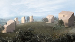 V pustatine na severe Francúzska sú rozptýlené kusy špeciálneho hotela