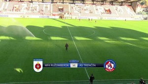 MFK Ružomberok - AS Trenčín 2:2, hostia dva razy doťahovali