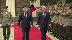 Privítanie írskeho premiéra Martina na Slovensku