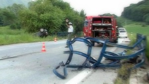 Nehoda pri Rožňave. Žene zachránil život bezpečnostný pás