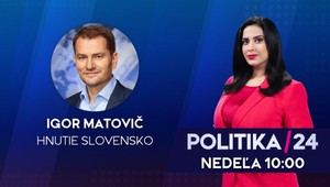 POLITIKA 24 na JOJ 24: Pozvanie do štúdia prijal líder hnutia Slovensko Igor Matovič