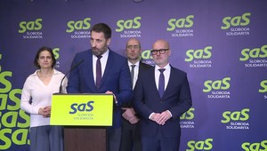 Tlačová beseda strany SaS: Reakcia na dohodu s USA