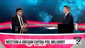 Štúdio 24 o tom, že mestám a obciam chýbajú peniaze