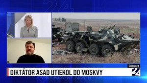 Štúdio 24: Diktátor Asad utiekol do Moskvy
