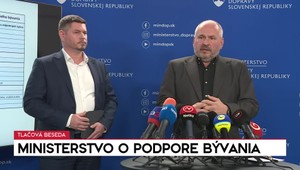 Tlačová beseda: Ministerstvo o podpore bývania
