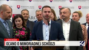 Tlačová beseda hnutia Oľano k mimoriadnej schôdzi